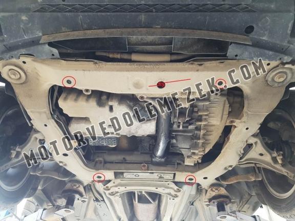 Acél motor, kapcsolószekrény, hütő védőlemez Volvo XC90