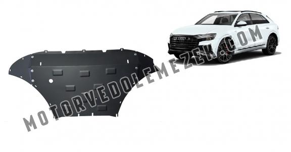 Acél motor, hűtő védőlemez Audi Q8