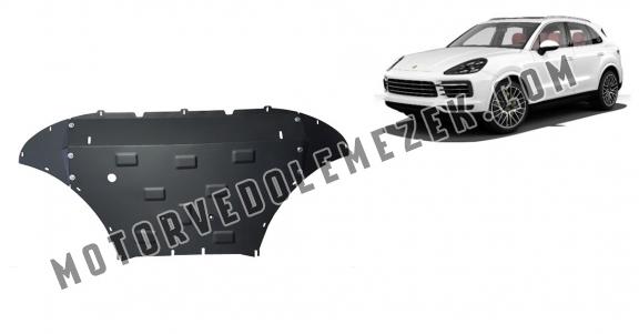 Acél motor, hütő védőlemez Porsche Cayenne