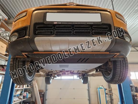 Acél motor, sebbeségváltó, hütő, első lökhárító védőlemez Fiat Panda 4x4