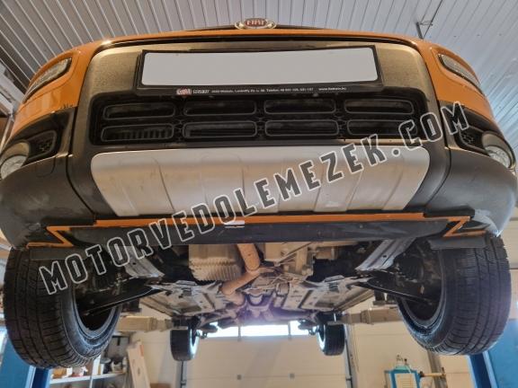 Acél motor, sebbeségváltó, hütő, első lökhárító védőlemez Fiat Panda 4x4