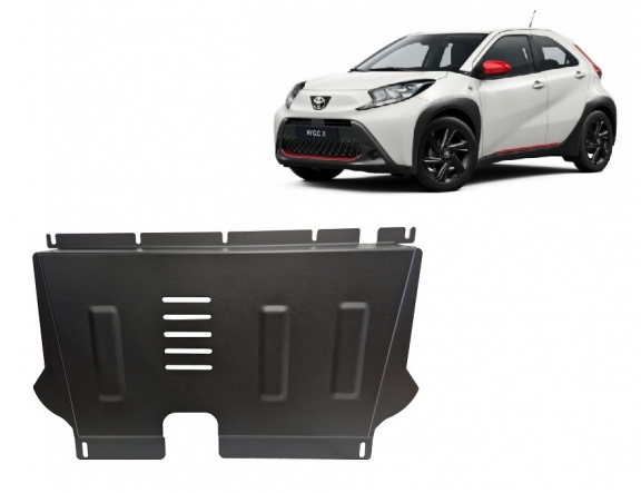 Acél motor, kapcsolószekrény védőlemez Toyota Aygo X