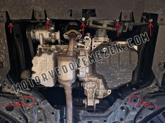 Acél motor, kapcsolószekrény védőlemez Toyota Aygo X