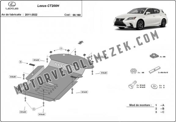 Katalizátor lopásgátló (CAT/LOCK) Lexus CT200H