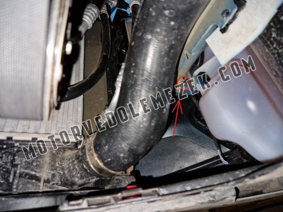 Acél motor, kapcsolószekrény, hütő védőlemez Ford Fiesta