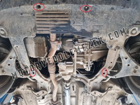 Acél motor, kapcsolószekrény, hütő védőlemez Kia Sportage