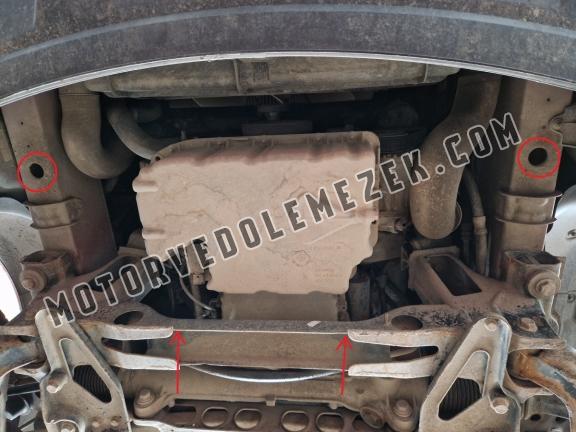 Acél motor, kapcsolószekrény védőlemez Volkswagen Crafter
