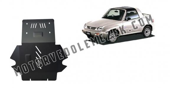 Acél motor, hütő védőlemez Suzuki X90