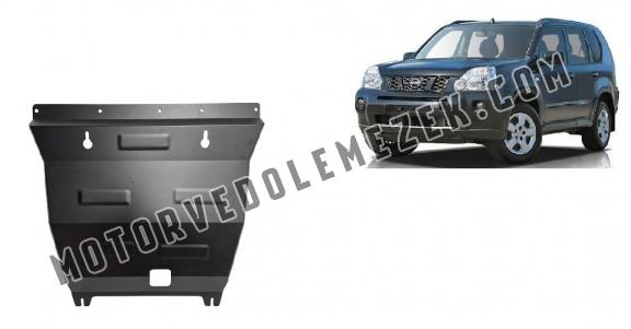 Acél motor, sebbeségváltó, hütő, első lökhárító védőlemez Nissan X-Trail T31 - Vers. 2.0