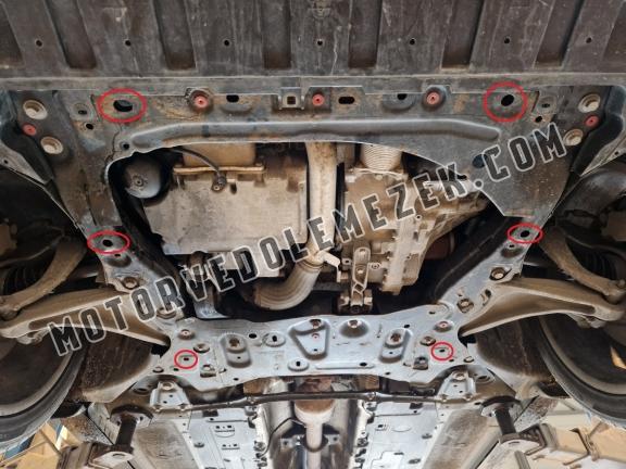 Acél motor, kapcsolószekrény védőlemez Volvo V90 Cross Country