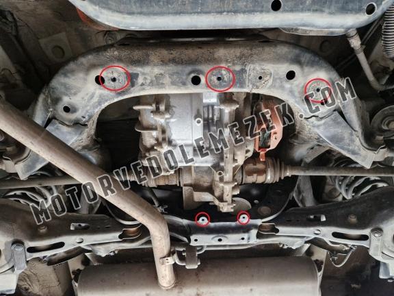 Acél differenciálmű védőlemez Toyota RAV 4 Hybrid