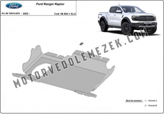 Aluminium Motorvédőlemez Ford Ranger Raptor