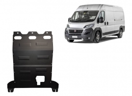 Acél motor, kapcsolószekrény, hűtő védőlemez Fiat Ducato