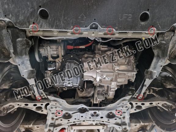 Acél motor, kapcsolószekrény, hütő védőlemez Toyota Corolla Cross