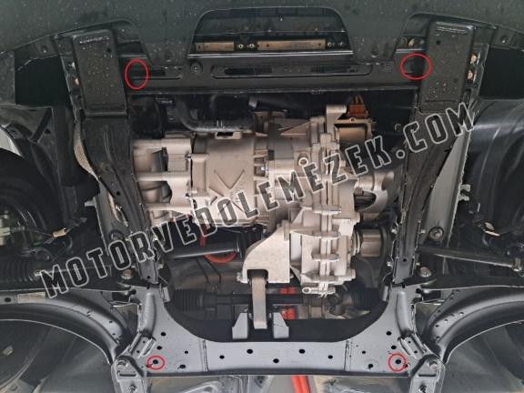 Acél motor, kapcsolószekrény védőlemez Dacia Spring