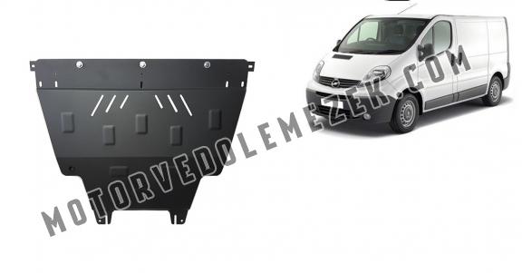 Acél motor, kapcsolószekrény, hütő védőlemez Opel Vivaro A 
