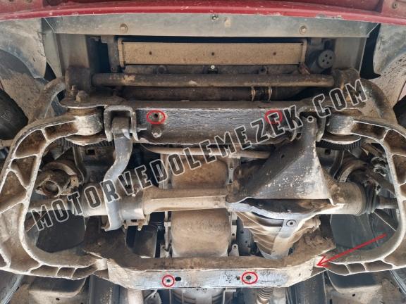 Acél motor, hütő védőlemez Jeep Cherokee - KJ