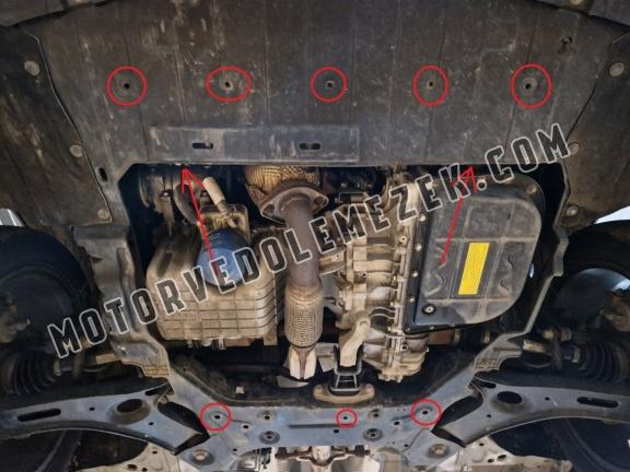 Acél motor, hütő védőlemez Dfsk Fengon 5