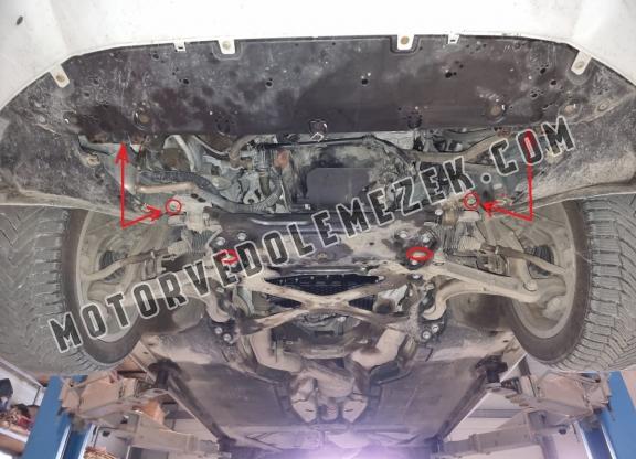Acél motor, hütő védőlemez Audi A5