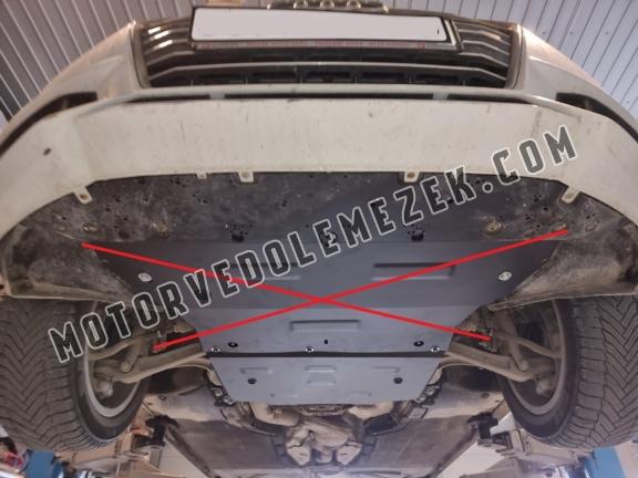 Acél kapcsolószekrény védőlemez  Audi A5