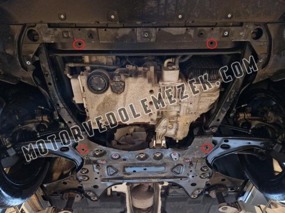 Acél motor, kapcsolószekrény, hütő védőlemez Volvo C40
