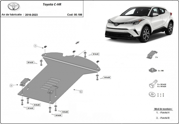 Katalizátor lopásgátló (CAT/LOCK) Toyota C-HR
