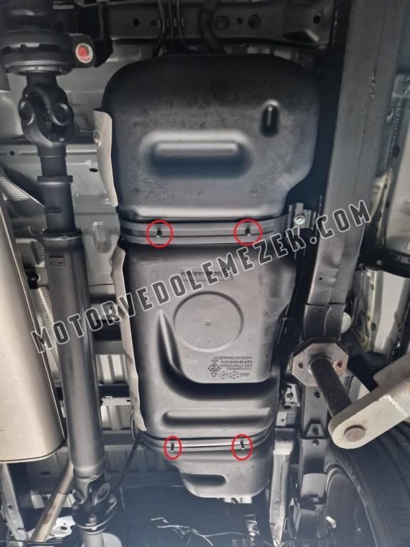Acél üzemanzagtartály védőlemez Toyota Hilux