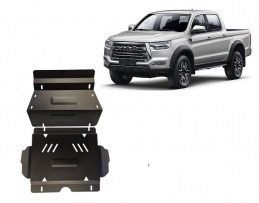 Acél motor, hűtő védőlemez Jac T8