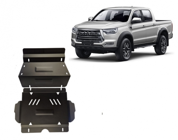 Acél motor, hűtő védőlemez Jac T8