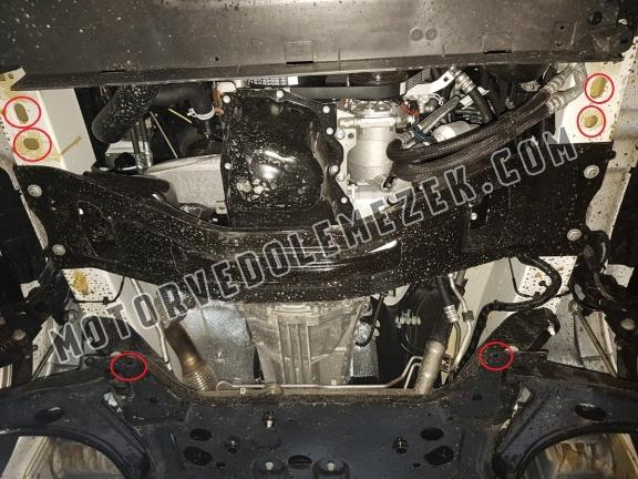 Acél motor, kapcsolószekrény védőlemez Ford Transit Custom