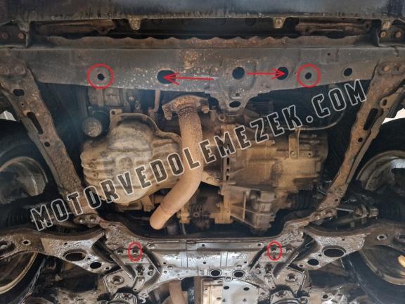 Acél motor, sebbeségváltó, hütő, első lökhárító védőlemez Toyota RAV 4