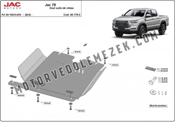 Aluminum kapcsolószekrény védőlemez Jac T8