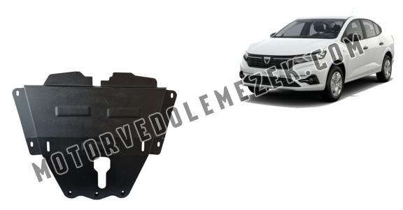 Acél motor, kapcsolószekrény védőlemez Dacia Logan