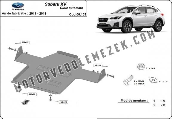 Acél automata kapcsolószekrény védőlemez Subaru XV