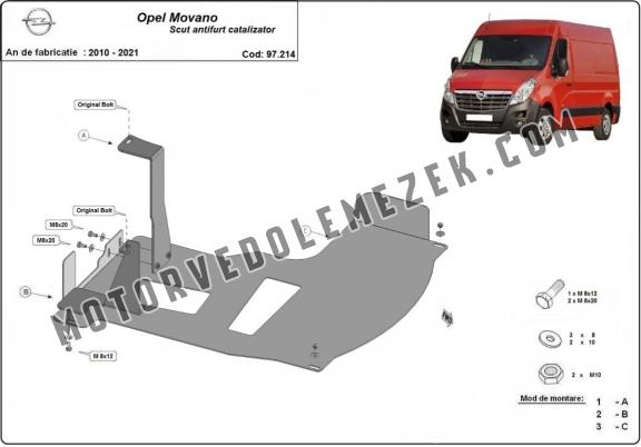 Katalizátor lopásgátló (CAT/LOCK) Opel Movano B 
