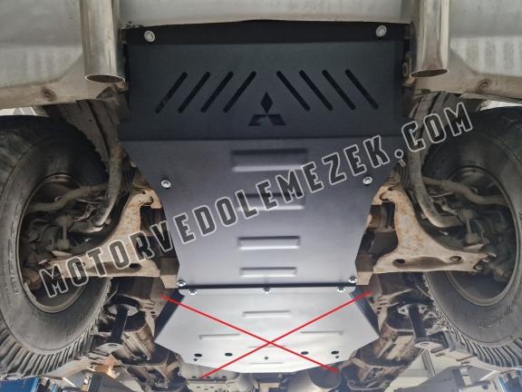 Acél motor, hütő védőlemez Mitsubishi Pajero 3 (V60, V70) Vers. 2.0