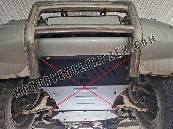 Acél kapcsolószekrény védőlemez Mitsubishi Pajero 3 (V60, V70) Vers 2.0