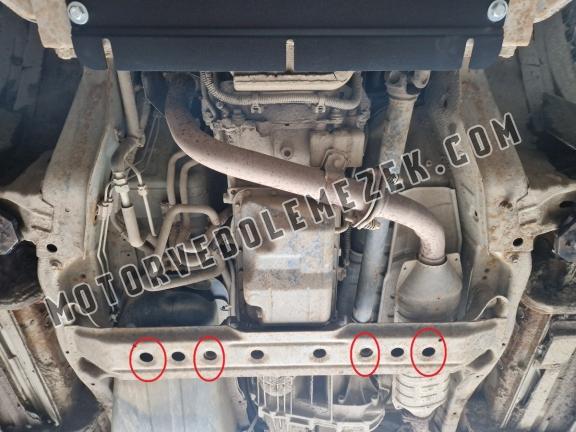 Acél kapcsolószekrény védőlemez Mitsubishi Pajero 3 (V60, V70) Vers 2.0