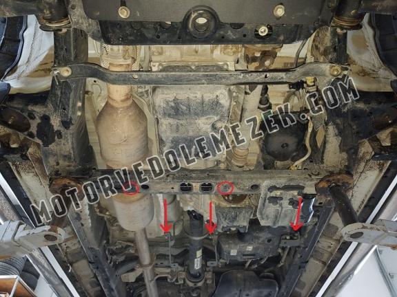 Aluminium kapcsolószekrény védőlemez Toyota Hilux Invincible
