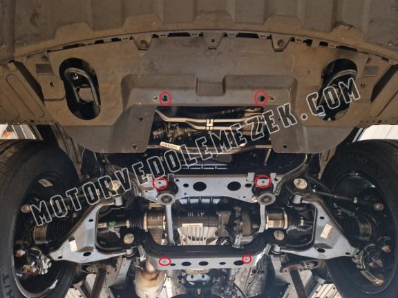 Acél motor, hütő védőlemez Evo Cross 4