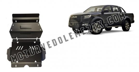 Acél motor, hütő védőlemez Evo Cross 4