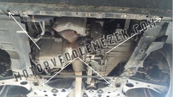 Acél motor, kapcsolószekrény, hütő védőlemez Opel Combo D 
