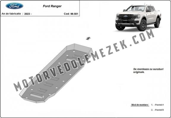 Acél üzemanzagtartály védőlemez Ford Ranger