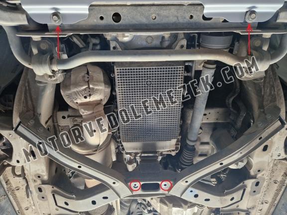 Acél automata kapcsolószekrény védőlemez Volkswagen Amarok