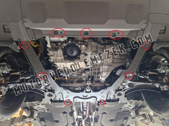Aluminium motor, sebbeségváltó, hütő, első lökhárító védőlemez Dacia Duster- 4x4