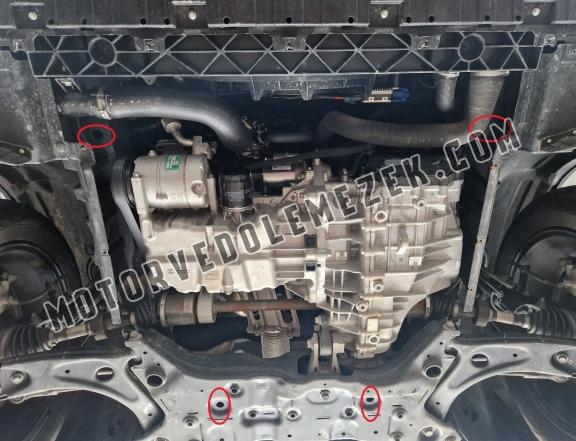 Acél motor, kapcsolószekrény, hütő védőlemez Baic Beijing X75