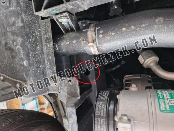Acél motor, kapcsolószekrény, hütő védőlemez Baic Beijing X75