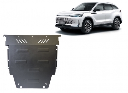 Acél motor, kapcsolószekrény, hűtő védőlemez Baic Beijing X75