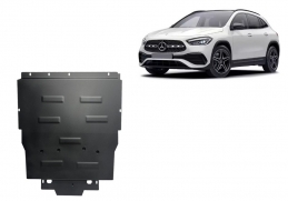 Acél motor, kapcsolószekrény, hűtő védőlemez Mercedes GLA H247