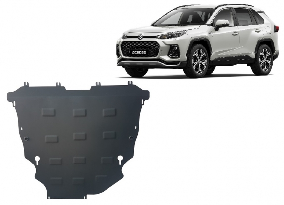 Acél motor, kapcsolószekrény, hűtő védőlemez Suzuki Across